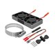 thumbnail image 4 of Kit de disipador de calor metálico para motor RC de 22000 RPM para vehículos a escala 1/7, 1/8 y 1/10. Ajustable. Negro, 4 of 9