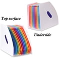 thumbnail image 6 of Expanding File Holder Folder Standing A4 Vertical Organizer Magazine Basket Desktop 13 Pockets, 6 of 6