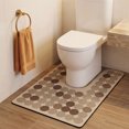 thumbnail image 4 of U-Shaped Toilet Floor Mat, Absorbent Quick-Dry Diatomaceous Earth Bathroom Rug with Non-Slip Design, 4 of 6