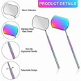 thumbnail image 2 of 1pc Eyelash Extension Checking Mirror Multifunction Long Handle Makeup Mirror Beauty, 2 of 5