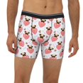 thumbnail image 2 of Men'S Boxer Briefs, Cartoon Dog Heart Soft And Breathable Mens Underwear Boxer Briefs With Widen Waist, 2 of 2