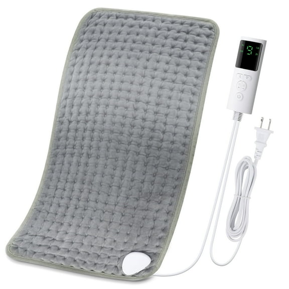 Heating Pad for Back Relief, Heating Pads for Back, Neck, Shoulder, Cramps with 9 Heat Settings & 4 Timers Auto-off, Machine Washable, Moist & Dry Heat, 12''×24'' Ideal Gift for Men & Women