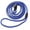 Blue, variant on Adjustable Slip Dog Leash with Integrated Collar, Heavy Duty Nylon Training Lead, No-Pull Traction Rope for Small & Medium Dogs Daily Walking