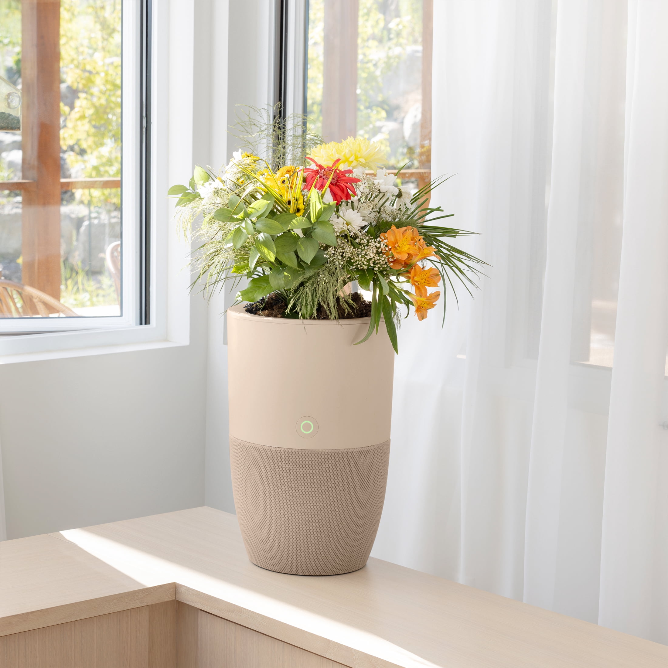 Dupray Bloom™ Beige Special Edition HEPA-13 Air Purifier with Latte Pre-Filter – Medical-Grade, Whisper-Quiet, Home & Bedroom Use