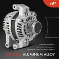 thumbnail image 4 of A-Premium Alternator Compatible with Jeep Cherokee 2014-2019, Compass, Renegade & Chrysler 200 & Ram ProMaster City & Fiat 500X, 2.4L, 12V 160A CW 6-Groove Pulley, Replace# 56029624AA, 56029624AB, 4 of 6