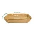 thumbnail image 3 of Cqxid Baking trays & trays Under $10 Upgraded Version Of Fryer Paper Double Pot Rectangular Oil Absorbing Paper Wood Color, 3 of 5