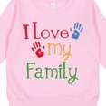 thumbnail image 3 of Inktastic I Love My Family Toddler Sweatshirt, 3 of 4