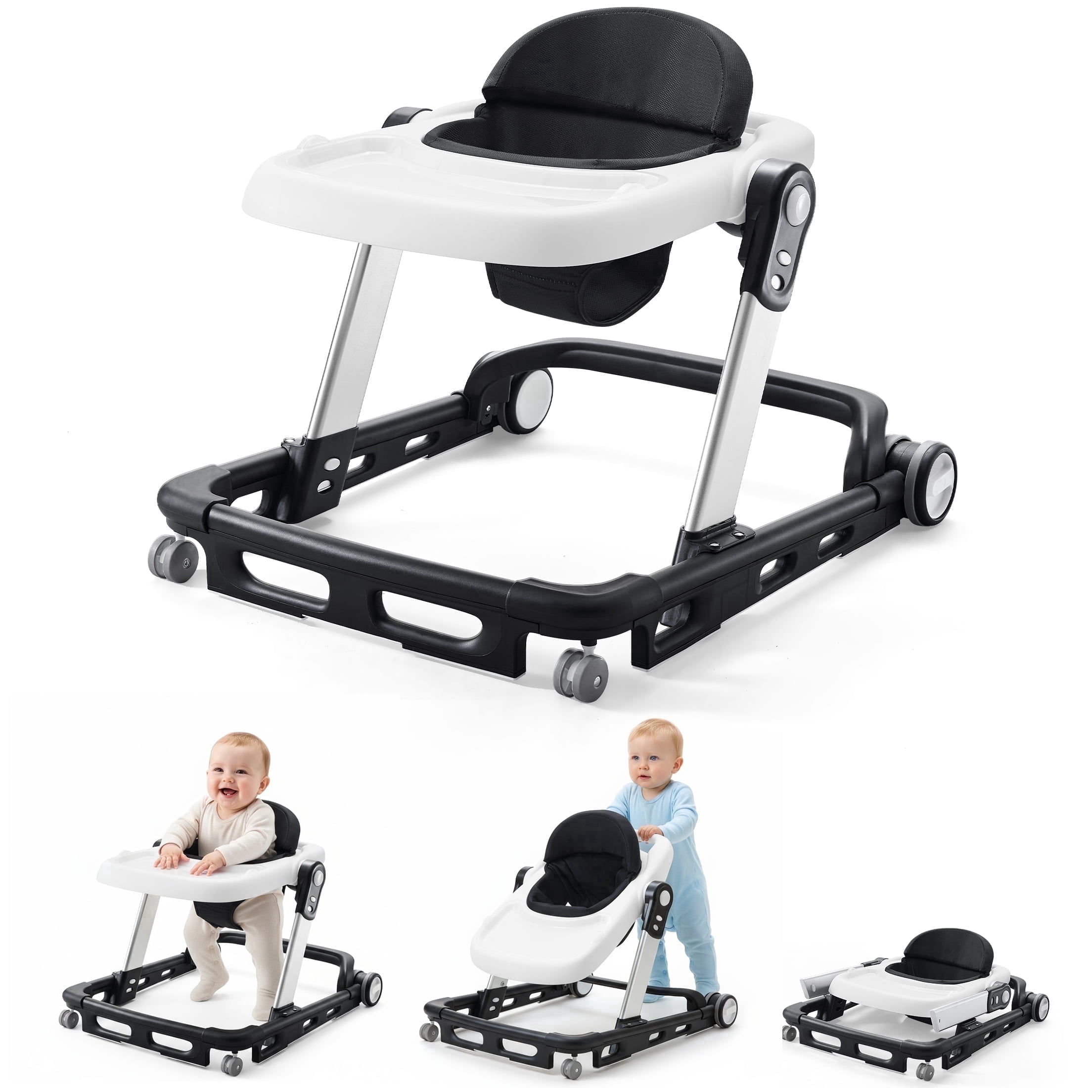 Harppa Baby Walker, Adjustable Height, Anti-Rollover, 6-18 Months photo 2