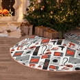 thumbnail image 5 of Bingfone Christmas Tree Skirt Mat Christmas Decoration Interior 36" -Modern Life, 5 of 6