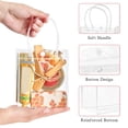 24 Pcs Clear Plastic Gift Bags with Handles Small, Reusable Party Favor ...