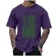 thumbnail image 1 of Tops para hombre, blusas y camisas de manga corta con cuello redondo para hombre, camisetas casuales con estampado de moda para hombre, blusa de manga corta, blusa de poliéster para hombre., 1 of 4