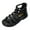 Black, variant on Girls Sandals Toddler Little Big Kid Girls Wedding Sandals,Black
