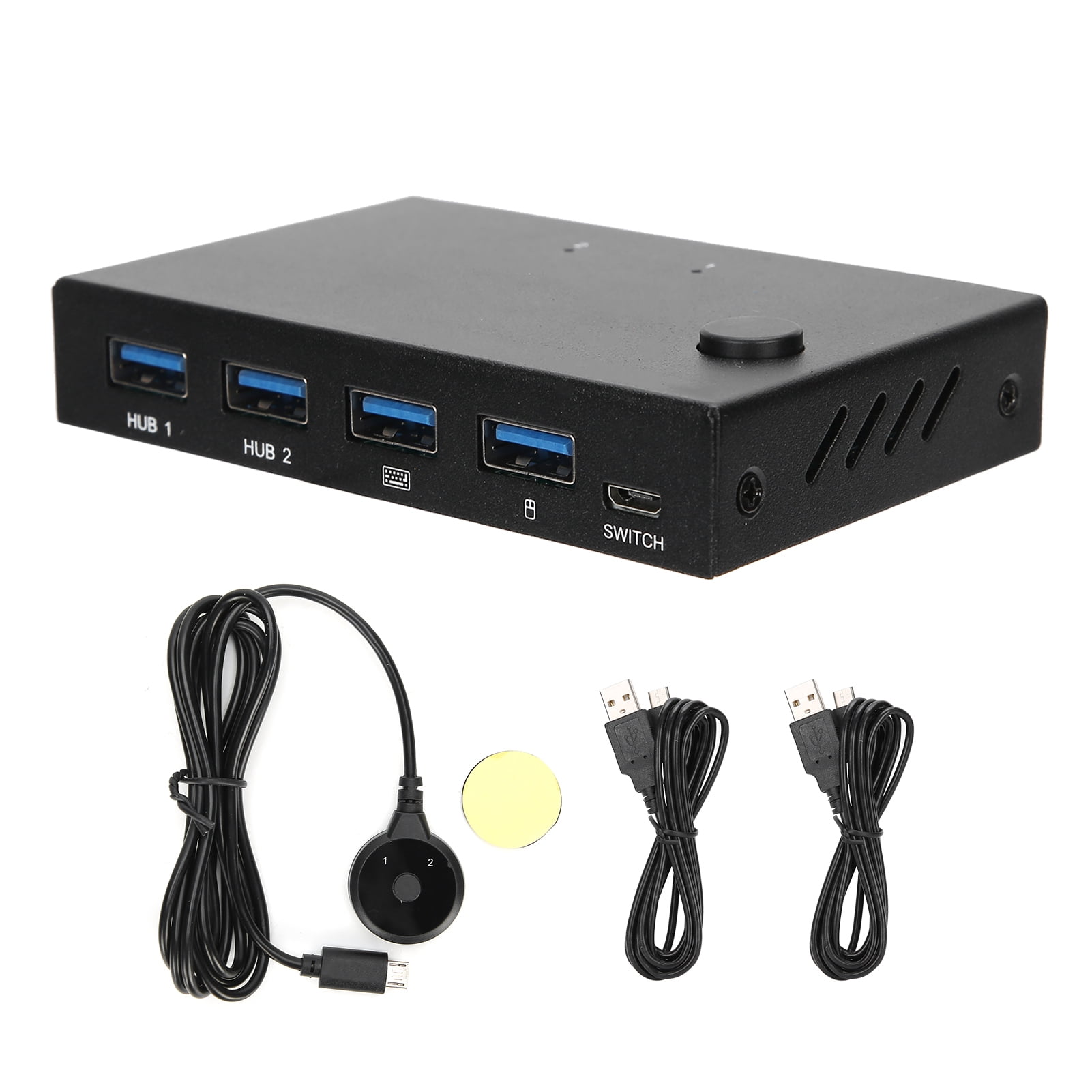 KVM Switch, Plug And Play ESD Protection Video Adapter For Monitoring Hosts For Computer Rooms
