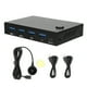 thumbnail image 1 of puertos HDMI KVM Switch Audio Video Adaptador HUB/HDMI/KVM Switch Box para ratón/teclado, 1 of 5