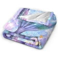 thumbnail image 2 of Mermaid Blanket Soft Fleece Flannel Lightweight Birthday Gifts Blankets Cozy Warm Cute Throw Blanket Living Rooms Sofa Decor Blanket All Seasons 50x40 Inches, 2 of 6