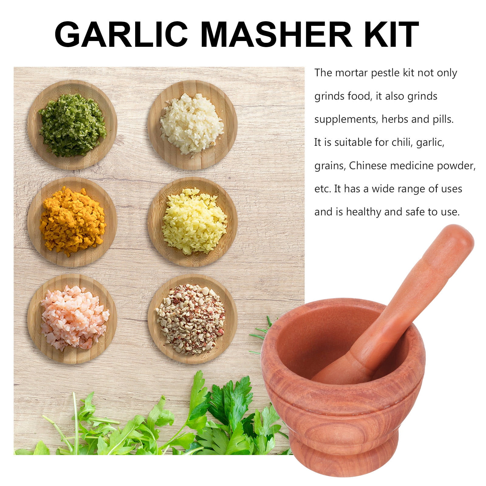 CIMAXIC Garlic Crusher Assorted Color 2 Sets 6.7x1.6x1.6in