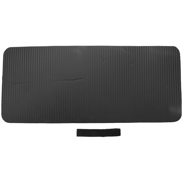 Pilates Workout Mat Thick 60X25X1.5Cm Yoga Knee Pad Cushion Extra Support For Knees Wrists Elbows Black