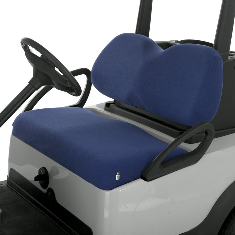 Classic Accessories Fairway Golf Car Seat Cover Terry Cloth, Navy