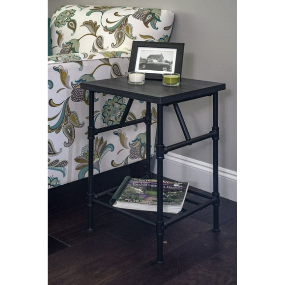 Table d'appoint sur structure en tuyaux