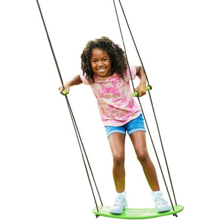 Swurfer Kick Stand Up Outdoor Tree Swing for Kids Holds Up to 200 lbs Ages 6 Years and Up