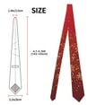 thumbnail image 3 of Xecao Merry Christmas Print Tie For Men Necktie Woven Jacquard Neck Ties,Classic Men's Tie, 3 of 7