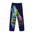 thumbnail image 6 of Balery Howling Wolf print Men's Pajama Pants,Ultra Lightweight Pjs,Lounge Pant-Small, 6 of 9