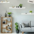 thumbnail image 7 of Floating Shelves, Set of 3 Wall Shelves (Multiple Sizes & Colors) by Icona Bay, 7 of 7