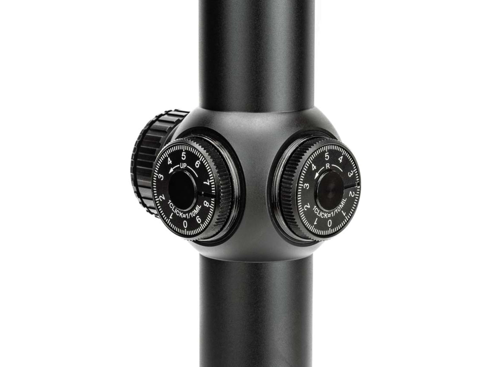Griffin Armament ICO 1-8x28 LPVO Rifle Scope, First Focal Plane, MIL, Red, Black