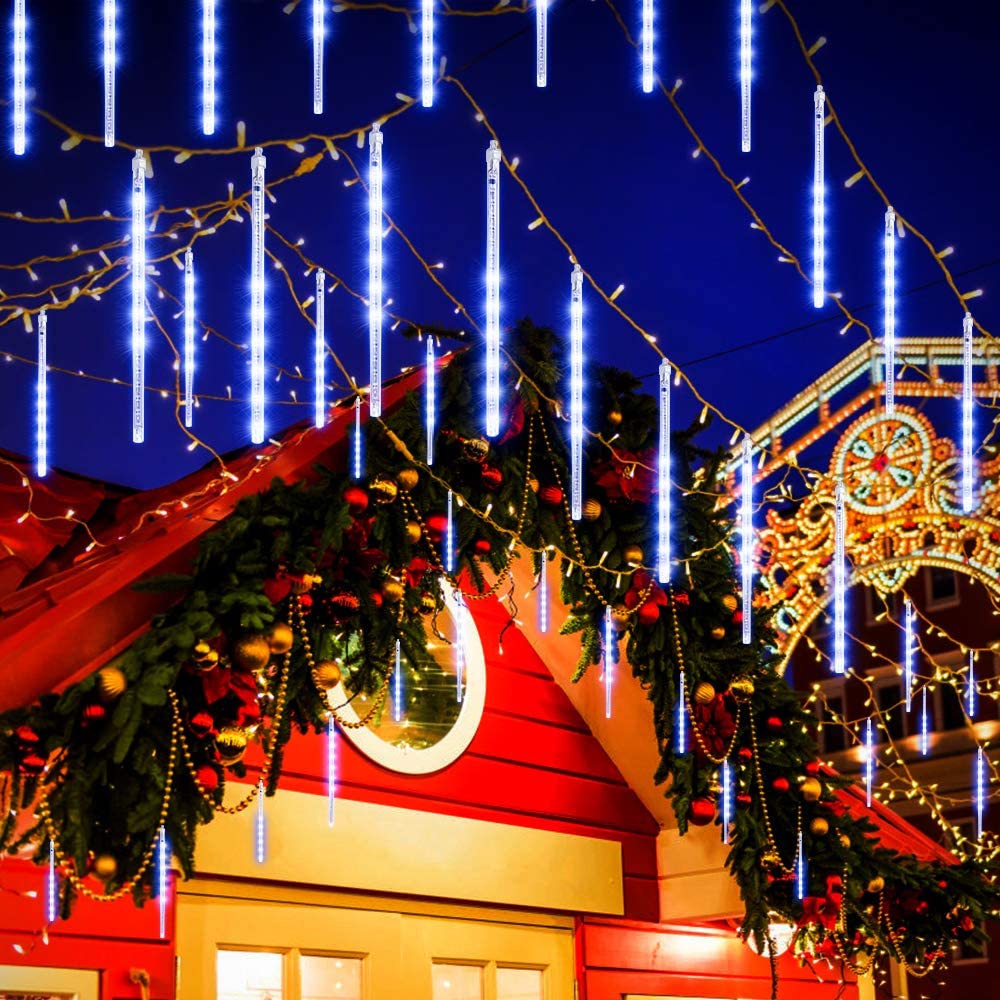 Meteor Lights, Falling Rain Meteor Shower Christmas Lights Supporting 7