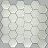 RoomMates White Hexagon Peel and Stick StickTiles, 4 Pack
