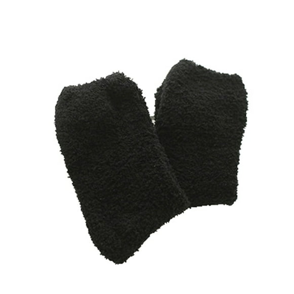 Smilepp Chaussettes pour Femmes en Molleton Corail Chaudes Épaisses Chaussettes à la Cheville Longues Mi-Longues Basses Doublées Pantoufle