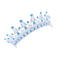 thumbnail image 2 of MasteelfCA Couronne de Mariage Baroque Royale avec Strass pour Femmes, Tête de Mariée, Concours, Bijoux pour Cheveux, 2 of 7