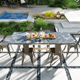 thumbnail image 7 of Furmax Set of 4 Metal Dining Chairs Stackable Indoor Industrial Vintage Chairs,Gun, 7 of 7