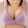 thumbnail image 2 of Women's Plus Size No Underwire Push Up Bra Comfortable Adjustable Support Breathable Full Coverage Seamless Everyday Wear T Shirt Bra Lightweight Side Shaping Wireless Underwear, 2 of 4