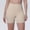 13-Khaki, variant on Women High Waist Tummy Control Solid Seamless Biker Shorts Stretch Skinny Yoga Running Workout Fitness 3 Inch Athletic Compression Short Pants 12-Hot Pink M