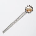 thumbnail image 5 of Marbled Silver Lace-Edged Bookmark: a Delightful Gift for Readers and Book Lovers, 5 of 5