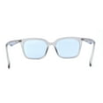 thumbnail image 4 of Whimsical Light Breezy Color Hipster Thin Horn Rim Sunglasses Slate - Blue, 4 of 4
