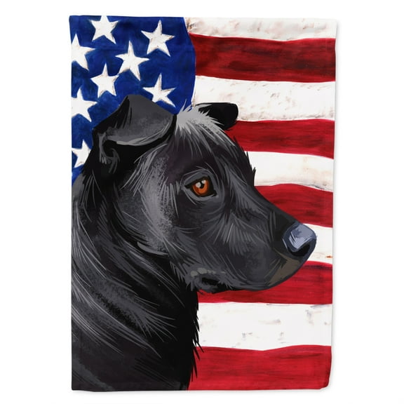 Phu Quoc Ridgeback Dog American Flag Garden Flag