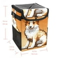 thumbnail image 5 of Pixel Dog Foldable Car Garbage Can with Lid, Leak-proof Hanging Storage Bag - Mini Trash Can for Car, 5 of 6