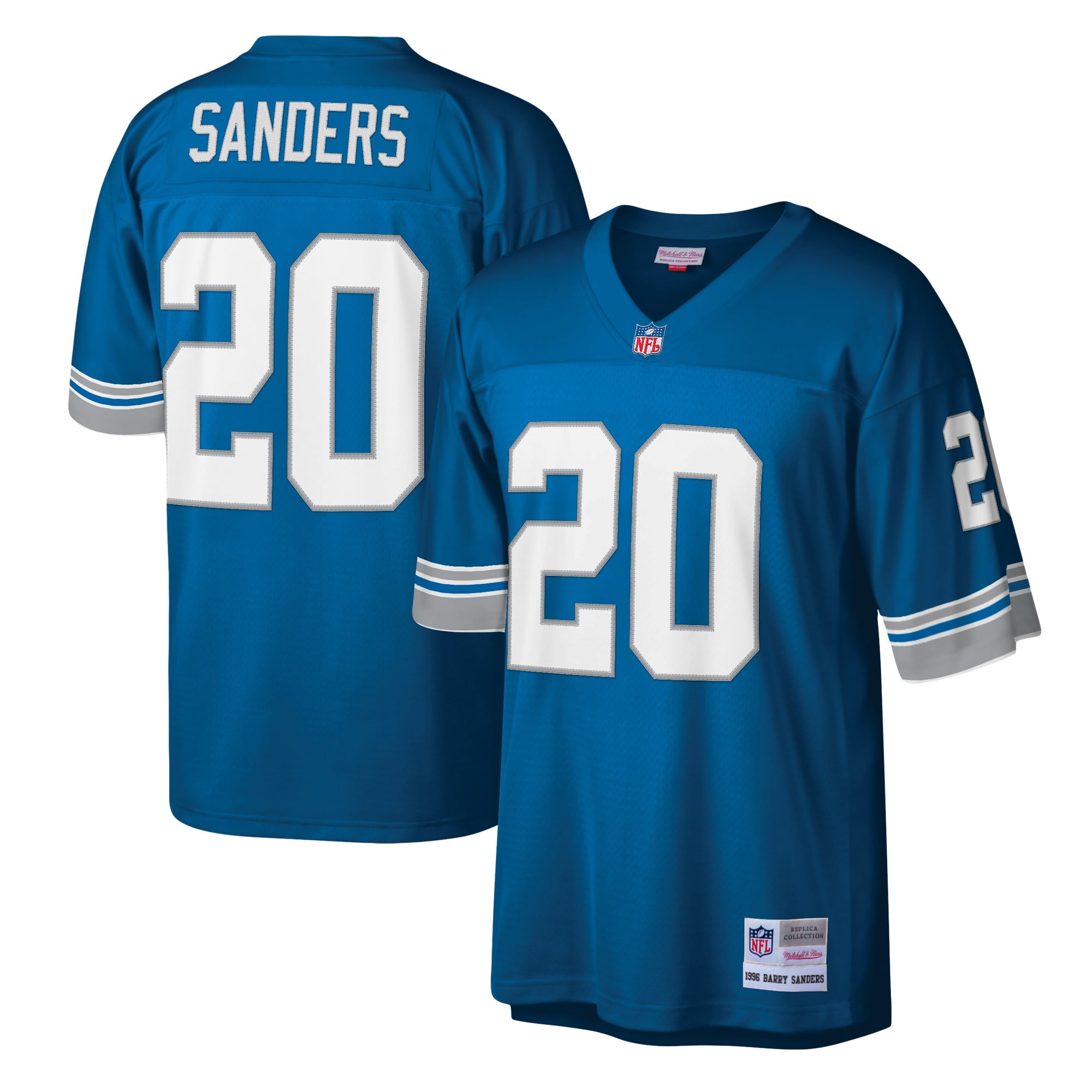 Barry Sanders Detroit Lions Mitchell & Ness Legacy Replica Jersey - Blue - Walmart.com