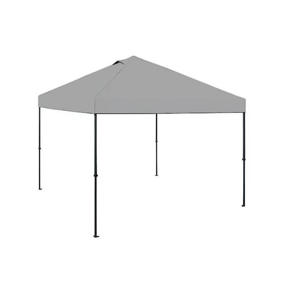 Garden Winds Custom Fit Replacement Canopy Top Cover Compatible with The Easy Lift EZLIFT100, EZLIFT100G 10' x 10' Instant Pop Up - Upgraded Performance RipLock 350 Fabric - Slate Gray