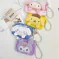 thumbnail image 2 of Japanese and Korean coin purse cartoon cute Sanrio doll square small wallet couple coin headset storage bag wholesale, 2 of 5