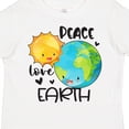 thumbnail image 4 of Inktastic Earth Day Peace Love Earth Boys or Girls Toddler T-Shirt, 4 of 5