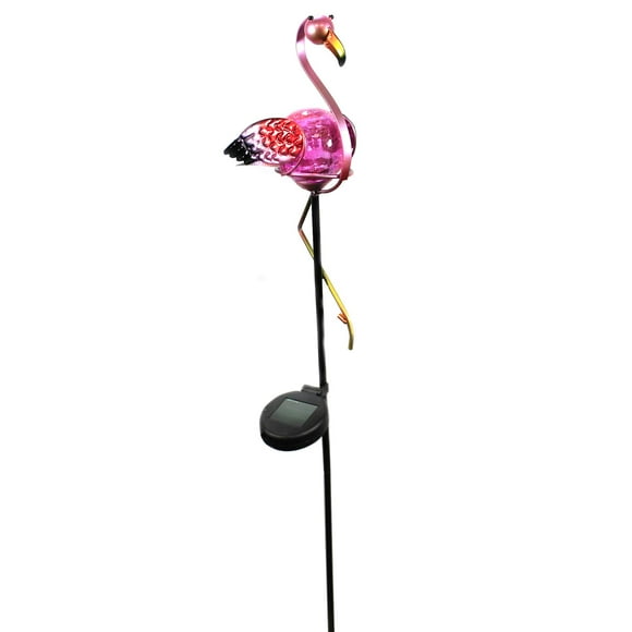 Ganz Solar Pink Flamingo Garden Stake