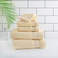 thumbnail image 1 of hometrends Solid Bath Towel 6-Piece Set, Yellow, 1 of 6