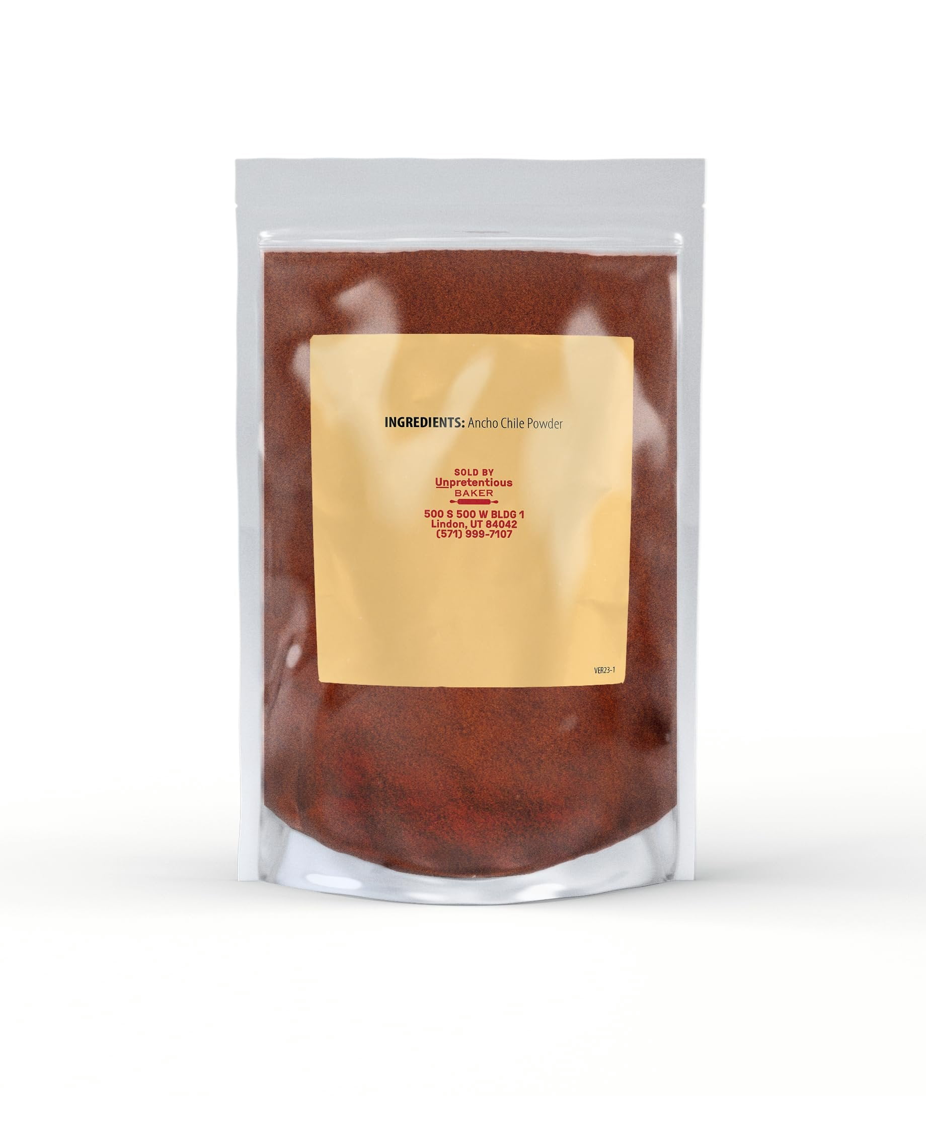 Unpretentious Ancho Chile Powder, 2lb, Mild Flavor, Dried Poblano Peppers