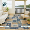 thumbnail image 5 of Addison Rugs Chantille Indoor/Outdoor Transitional Geometric Baltic Machine Washable Rectangle Rug, 10' x 14', 5 of 10