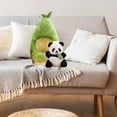 thumbnail image 1 of Bonitos juguetes de peluche d, juguete para dormir, regalos de cumpleaños con juguetes de bambú, adornos de sofá para adultos, , niñas y estilo E Baoblaze Muñeco de peluche de oso panda, 1 of 8