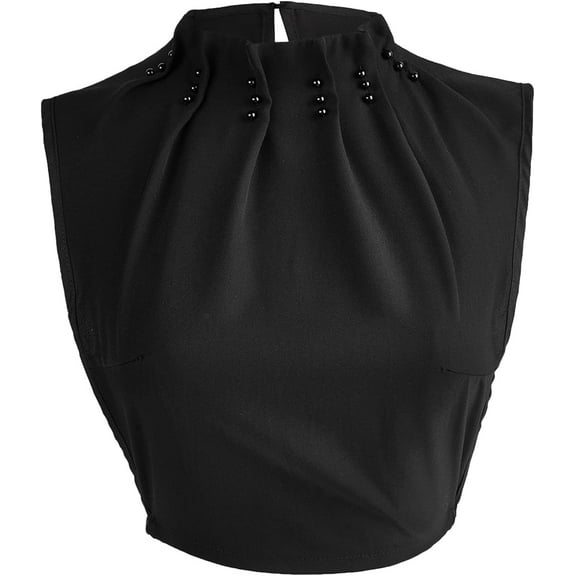 YEKEYI Imitation Pearl Shirt Collar New Anti-Wrinkle Dickey Faux Collar Professional Clothes Fake Collar for Women