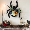 thumbnail image 7 of sruoe Halloween Decorations, Halloween Wreaths for Front Door, Artificial Wreaths, Indoor Outdoor Halloween Decor, Front Door Wreaths, Wooden Sign Door Hanging Halloween Decoration, 7 of 7